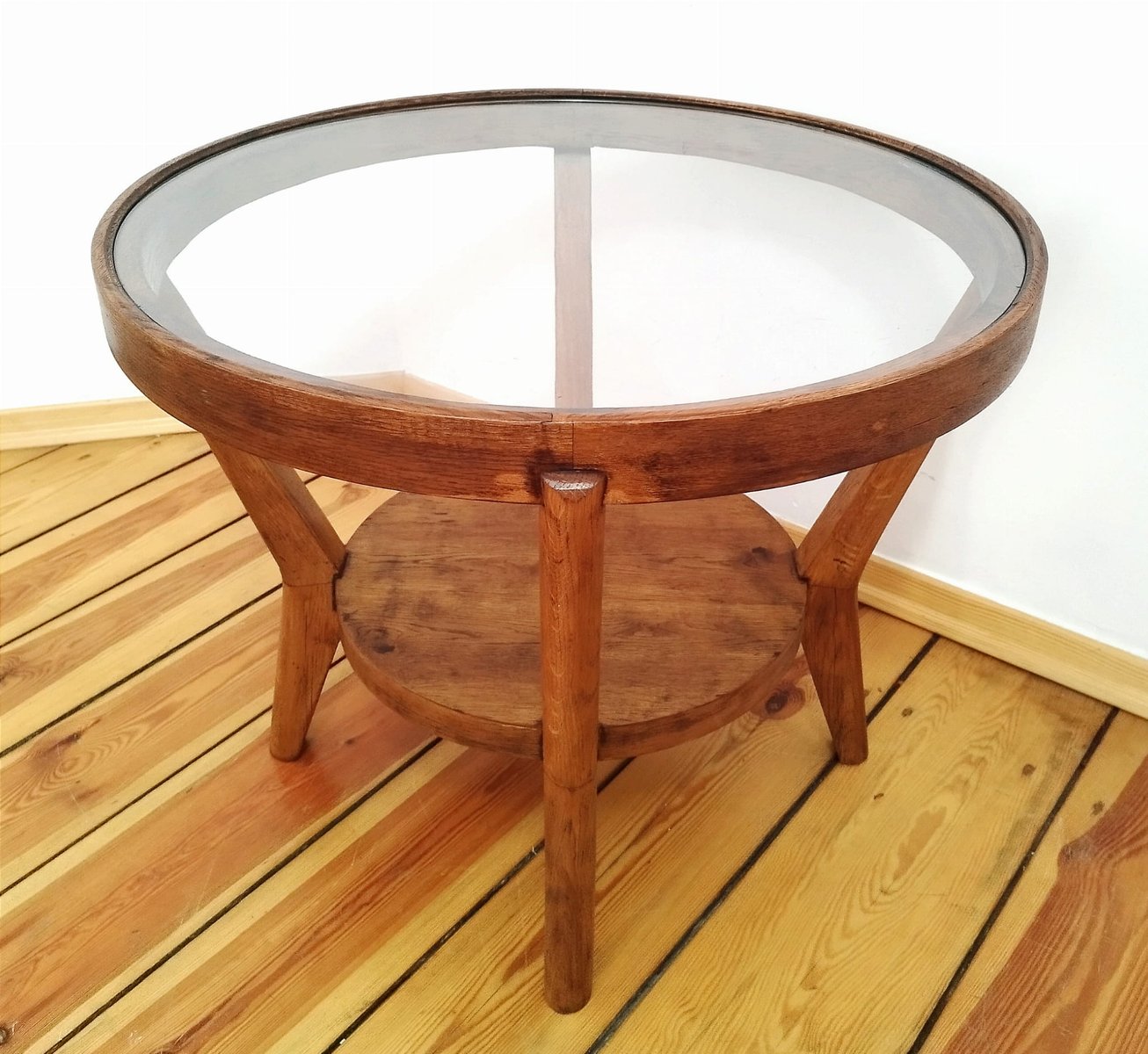 Coffee Table attributed to K. Kozelka for Interier Praha, Former Czechoslovakia, 1930s