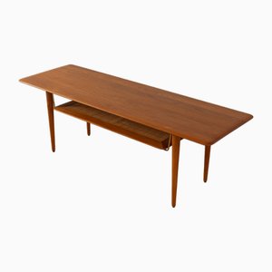 Coffee Table by Peter Hvidt & Orla Mølgaard-Nielsen for France & Søn, 1960s-GPP-2033439