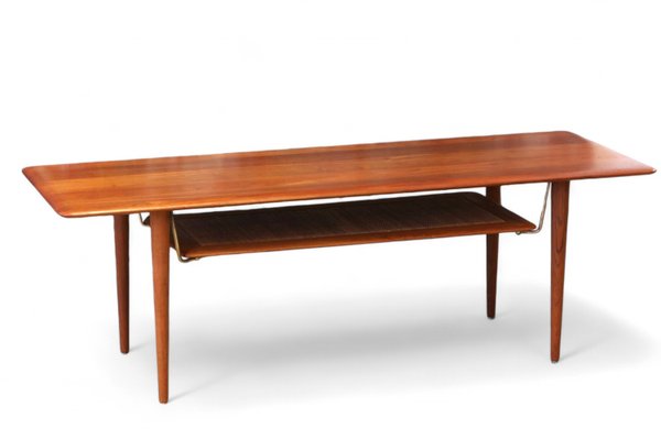 Coffee Table Fd 516 in Teak by Peter Hvidt & Orla Mølgaard-Nielsen for France & Søn / France & Daverkosen, 1950s-BPJ-2021744