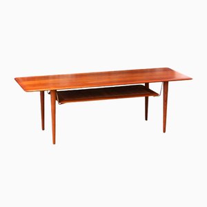 Coffee Table Fd 516 in Teak by Peter Hvidt & Orla Mølgaard-Nielsen for France & Søn / France & Daverkosen, 1950s-BPJ-2021744