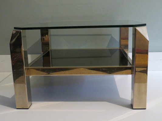 Coffee Table from Belgo Chrom / Dewulf Selection, Belgium, 1970s-UKG-1093245