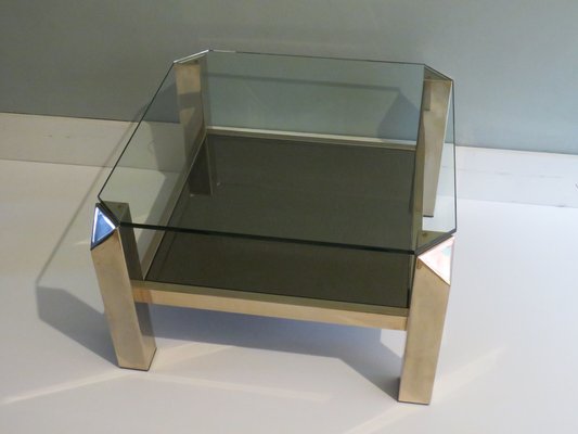 Coffee Table from Belgo Chrom / Dewulf Selection, Belgium, 1970s-UKG-1093245