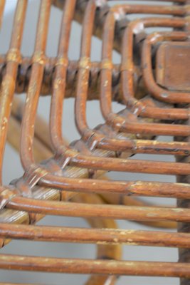 Coffee Table in Bamboo, Italy, 1960s-AOL-1245694