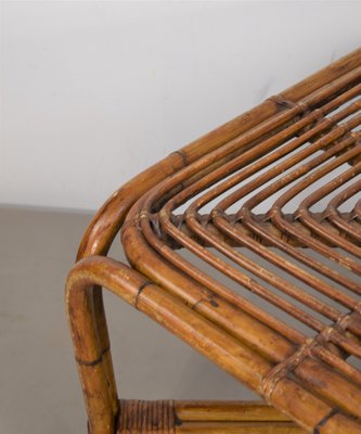 Coffee Table in Bamboo, Italy, 1960s-AOL-1245694