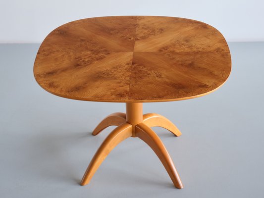 Coffee Table in Burl Wood by Bertil Söderberg for Svensk Hemslöjd, Sweden, 1930s-FMT-1748790