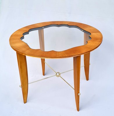 Coffee Table in Cherry and Bronze-AWH-1060188