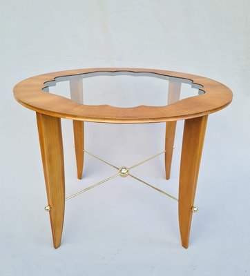 Coffee Table in Cherry and Bronze-AWH-1060188