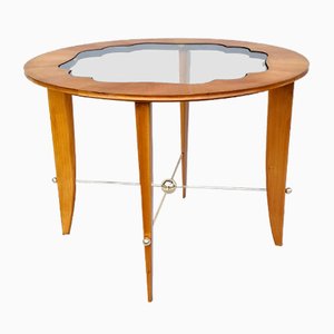 Coffee Table in Cherry and Bronze-AWH-1060188