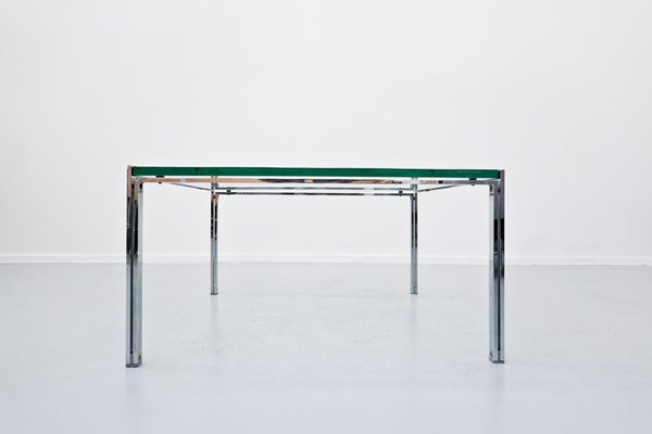 Coffee Table in Chrome and Glass, 1960s-FGA-923990