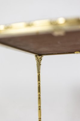 Coffee Table in Lacquer and Bronze from Maison Baguès, 1950s-CEJ-1590055