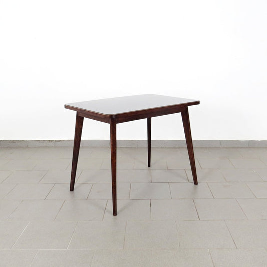 Coffee Table in Oak and Coloured Glass