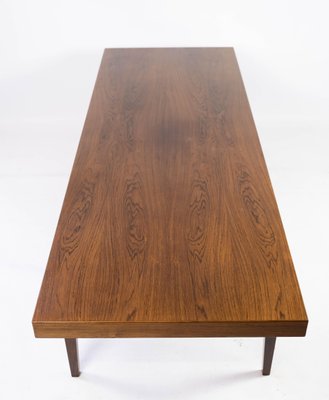 Coffee Table in Rosewood by Severin Hansen for Haslev Furniture, 1960s-UY-952748