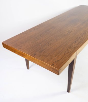 Coffee Table in Rosewood by Severin Hansen for Haslev Furniture, 1960s-UY-952748