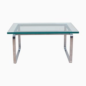 Coffee Table in Steel and Glass by Jørgen Kastholm for Kill International-MTD-1400243