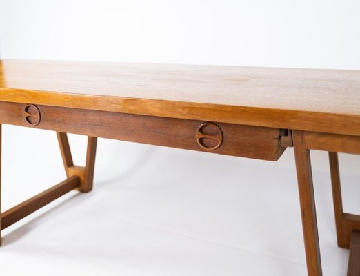 Coffee Table in Teak by Illum Wikkelsø, 1960s-UY-884656