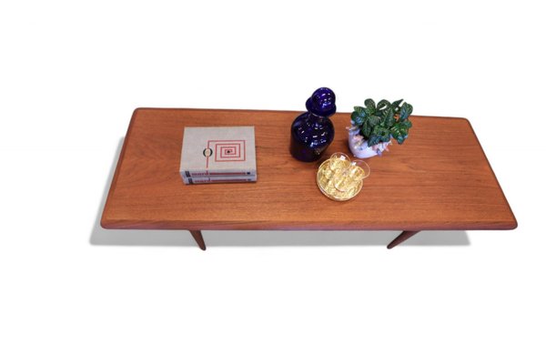 Coffee Table in Teak by Jacob Nielsen, Denmark, 1960s-BPJ-2024632