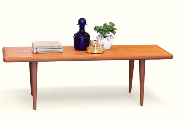 Coffee Table in Teak by Jacob Nielsen, Denmark, 1960s-BPJ-2024632