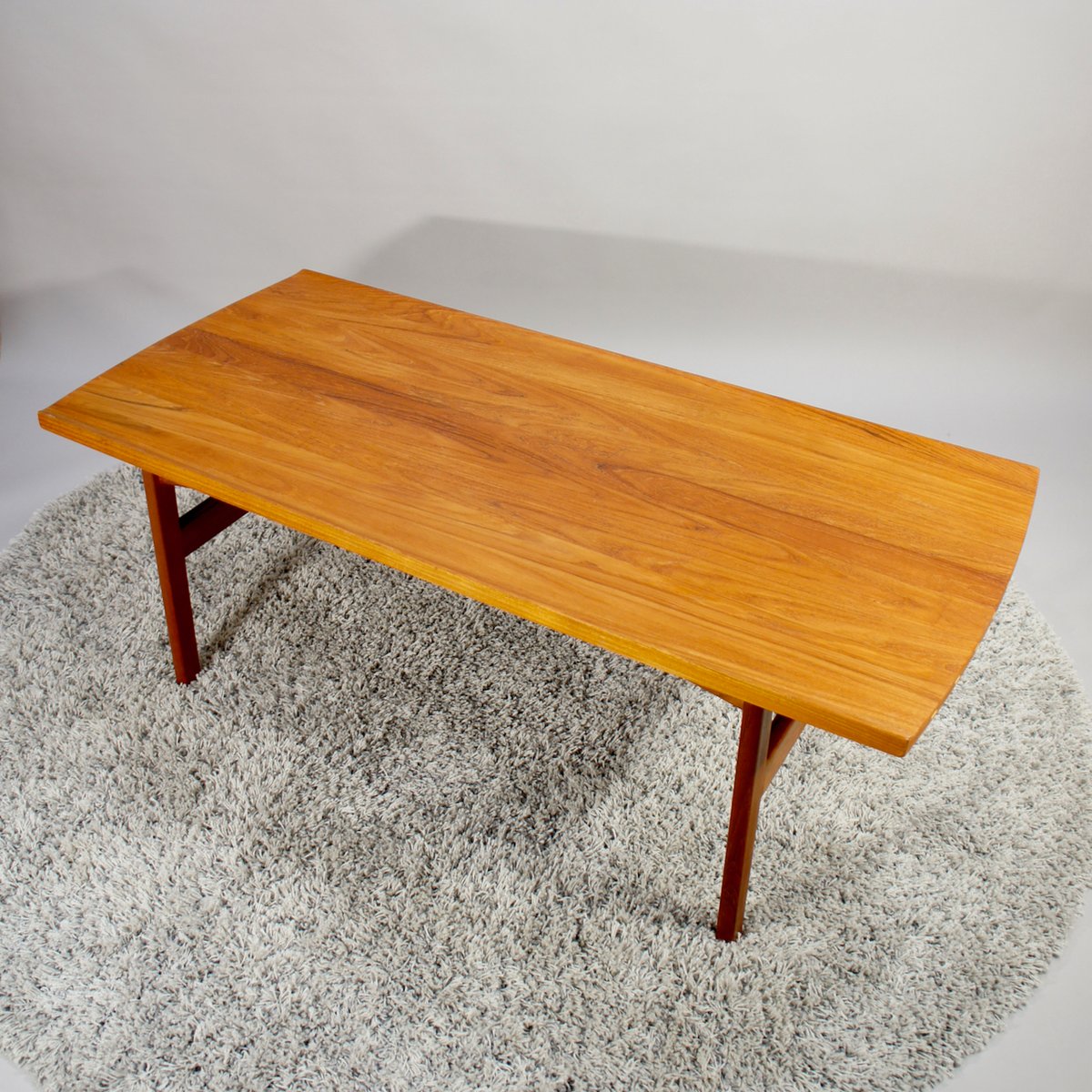 Coffee Table in Teak by Tove & Edvard Kindt-Larsen for Säffle Furniture, Sweden, 1950s