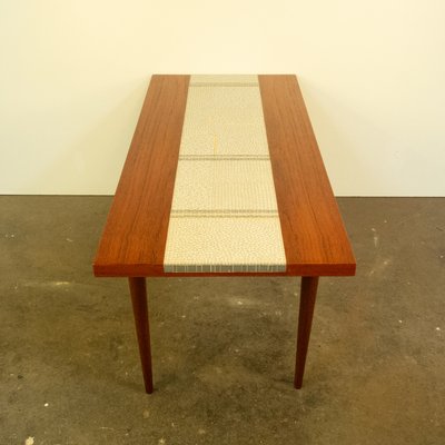 Coffee Table in Teak with Mosaic, 1960s-PRK-2033994