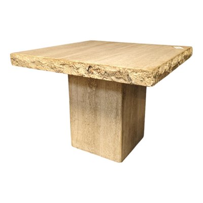 Coffee Table in Travertine, 1980s-HLV-1797858