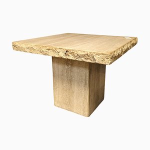 Coffee Table in Travertine, 1980s-HLV-1797858