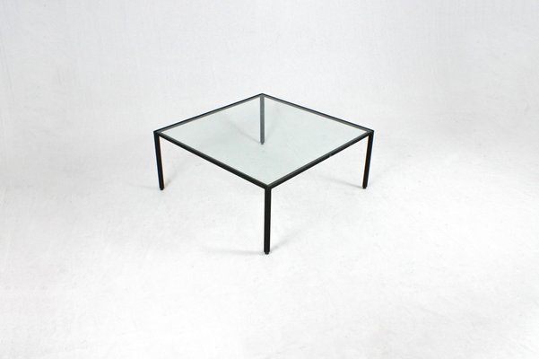 Coffee Table Metal and Crystal by 'Campo E Graffi', Italy, 1960s-SAV-1823437