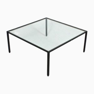 Coffee Table Metal and Crystal by 'Campo E Graffi', Italy, 1960s-SAV-1823437