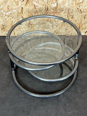 Coffee Table Metal Side Table Adjustable Coffee Table Design 60s 70s-EJL-1073325