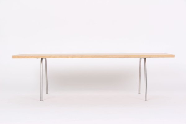 Coffee Table Model Ch 413 in Oak by Hans J. Wegner for Carl Hansen & Søn, 1950s-DQ-1726327