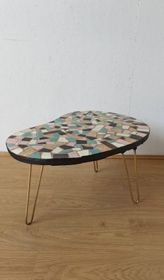 Coffee Table on Three Legs, 1960s-ZEF-1735175