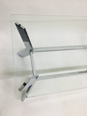 Coffee Table with Chrome Legs, 1970s-UWE-1408343