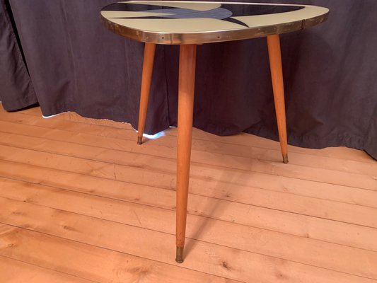 Coffee Table with Glass Top, 1960s-RTR-1427276