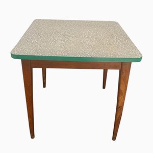 Coffee Table with Green Mosaic Laminate Top, 1950s-IJR-682600