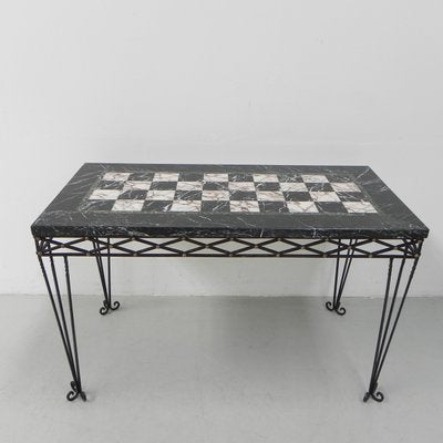 Coffee Table with Marble Inlaid Top-TL-1357765