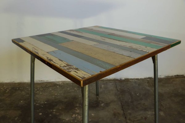 Coffee Table with Patchwork Plane, 1970s-WWQ-1131545