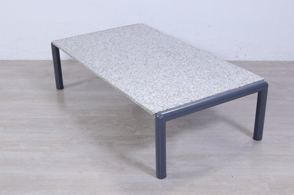 Coffee Table with Rectangular Granite Top, 1980s-XSG-1386400