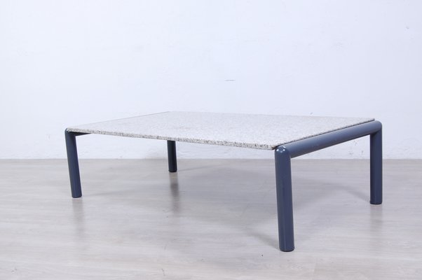 Coffee Table with Rectangular Granite Top, 1980s-XSG-1386400