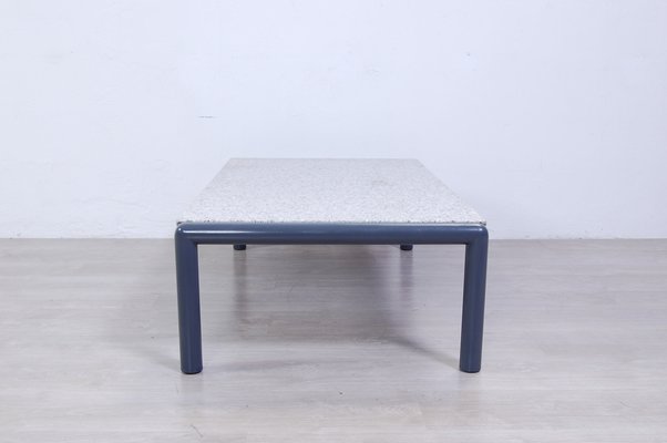 Coffee Table with Rectangular Granite Top, 1980s-XSG-1386400