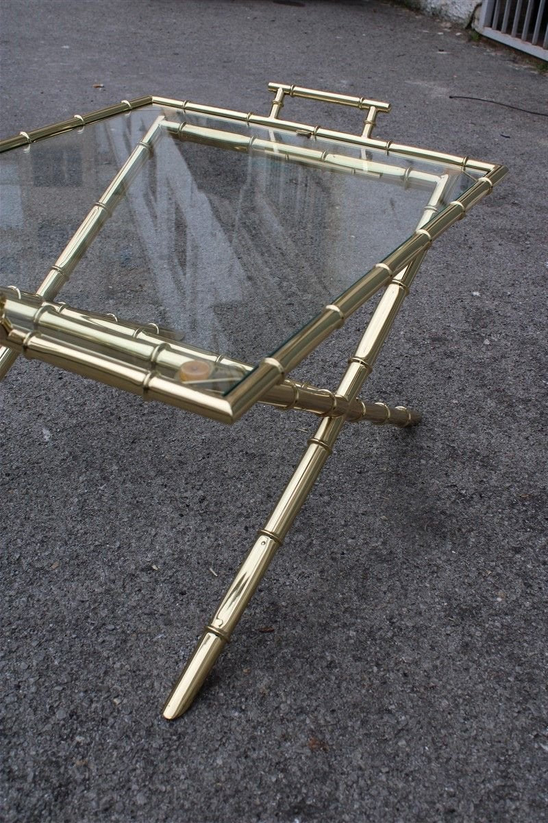 Coffee Table with Removable Top from Maison Jansen, 1970s