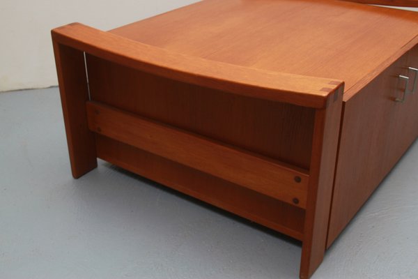 Coffee Table with Storage Space in Oak, 1970s-PF-1802171