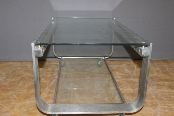 Coffee Table with Two Trays, 1970s-BCR-1286962