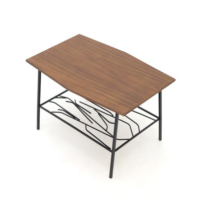 Coffee Table with Wooden Top, 1950s-EZ-946653