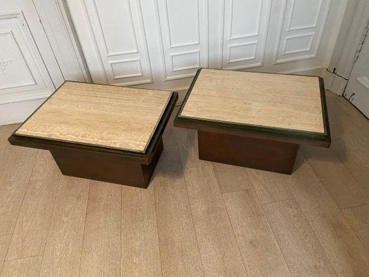 Coffee Tables from Belgo Chrom, Belgium, 1970s, Set of 2-JG-1323272