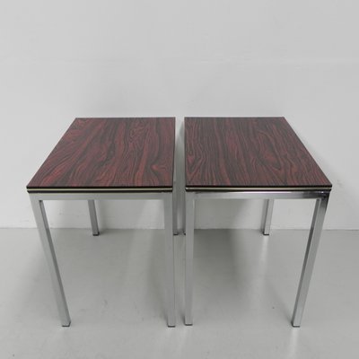 Coffee Tables With Wood Print, Set of 2-TL-1173385