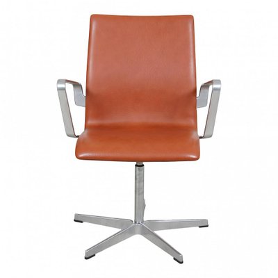 Cognac Classic Leather Oxford Chair by Arne Jacobsen, 2007-MTD-1400362