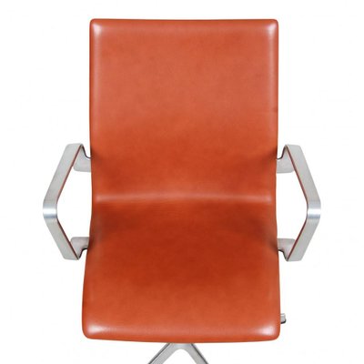 Cognac Classic Leather Oxford Chair by Arne Jacobsen, 2007-MTD-1400362