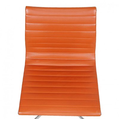 Cognac Leather EA-105 Chair by Charles Eames for Vitra, 2000s-MTD-1400516