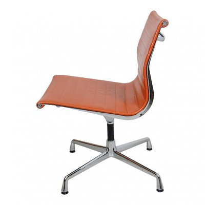 Cognac Leather EA-105 Chair by Charles Eames for Vitra, 2000s-MTD-1400516