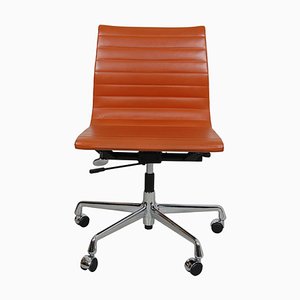 Cognac Leather Ea-115 Office Chair by Charles Eames for Vitra, 2000s-MTD-1400314