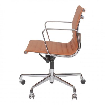 Cognac Leather Ea-117 Office Chair by Charles Eames for Vitra-MTD-1400295